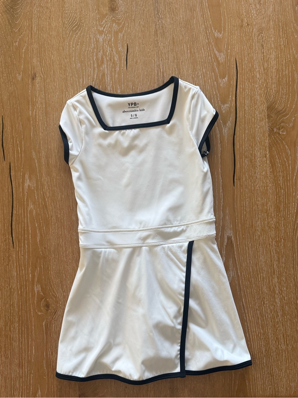 abercrombie kids White Dress with Black Trim